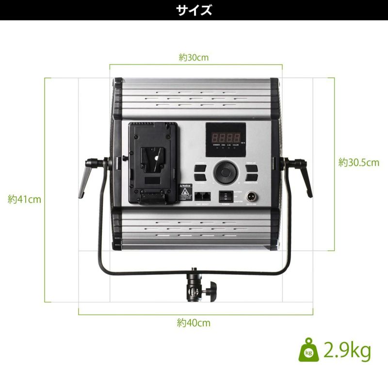 LEDパネルライトポライトスクエア100Bサイズ