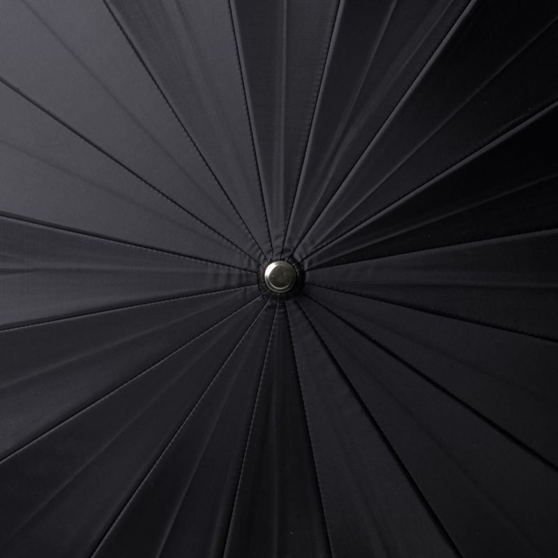 円形に近い16リブ中型グラスファイバーアンブレラ 150cm（ホワイト）PUB-150BW